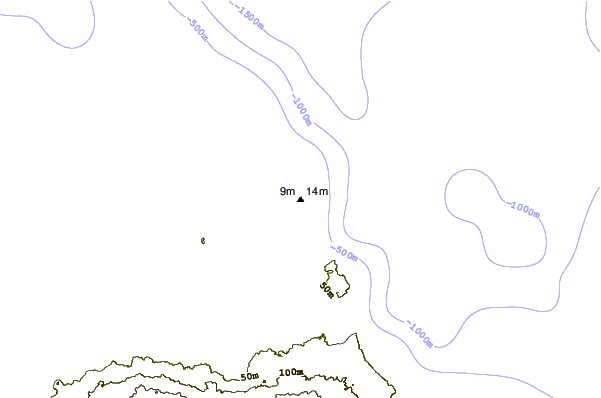 Costa alrededor de Seymour Norte