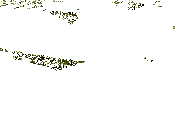 Costa alrededor de Shamal Bandar