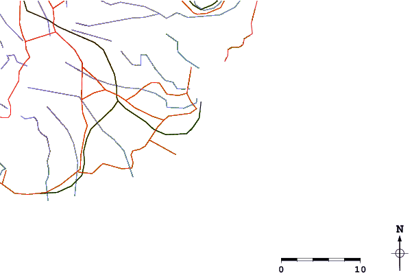 Carreteras y ríos cerca de Shandrani Hotel