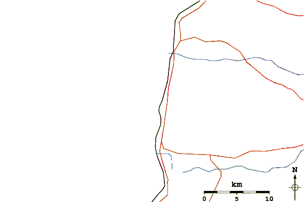 Carreteras y ríos cerca de Shavei Tzion