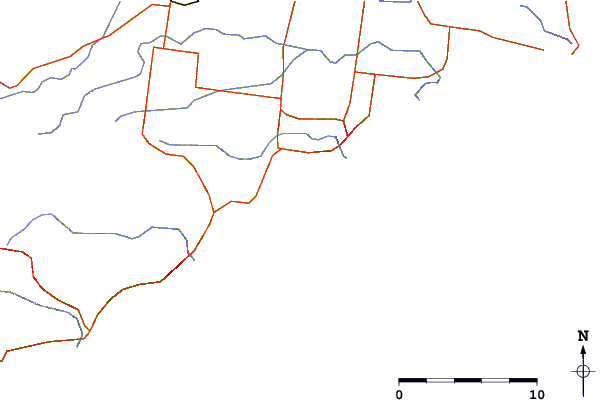 Carreteras y ríos cerca de Southside
