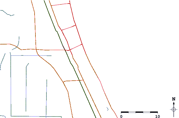 Carreteras y ríos cerca de Spessard Holland