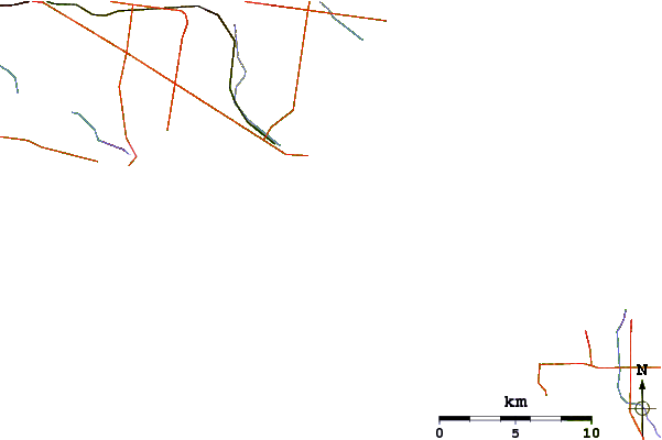 Carreteras y ríos cerca de Spooks