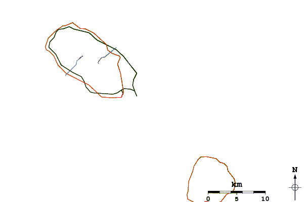 Carreteras y ríos cerca de St Kitts Marriott Reef