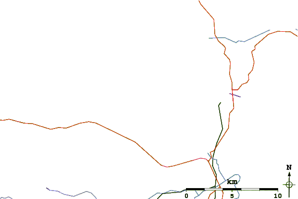 Carreteras y ríos cerca de Strandhill