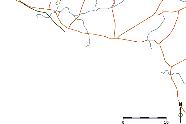 Carreteras y ríos cerca de Suicides