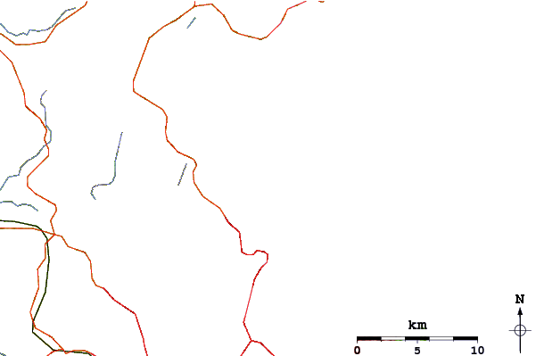 Carreteras y ríos cerca de Takapuna-North Reef