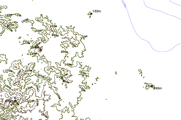 Costa alrededor de Takou Bay