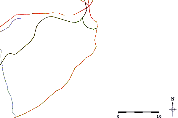 Carreteras y ríos cerca de Tamarindo Playa Serena (Mar del Plata)
