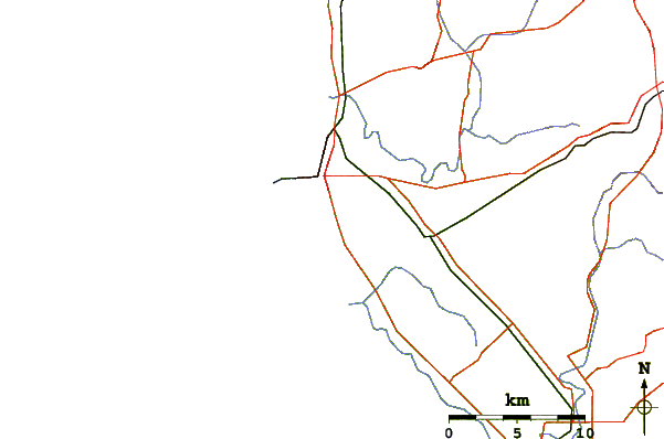 Carreteras y ríos cerca de Tarcoola (Chanteez)