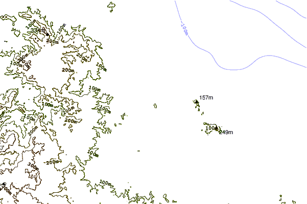 Costa alrededor de Taronui Bay