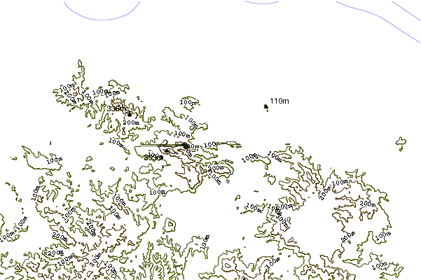 Costa alrededor de Taupo Bay