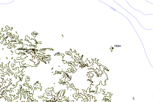Costa alrededor de Tauranga Bay