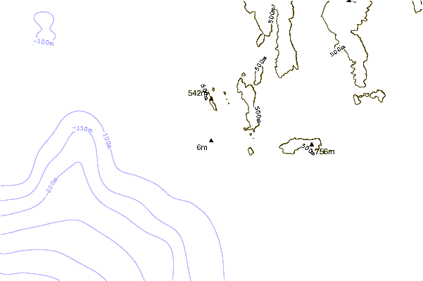 Costa alrededor de Teris Point (Lygias)