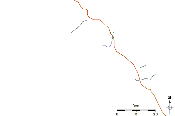 Carreteras y ríos cerca de The Bluff-North Side