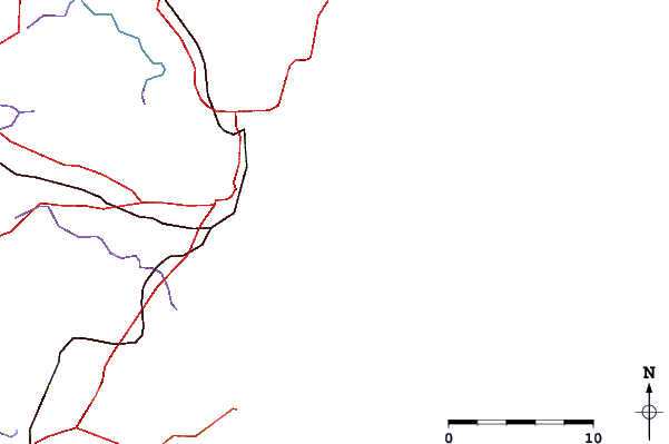 Carreteras y ríos cerca de The Boot
