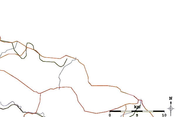 Carreteras y ríos cerca de The Cove