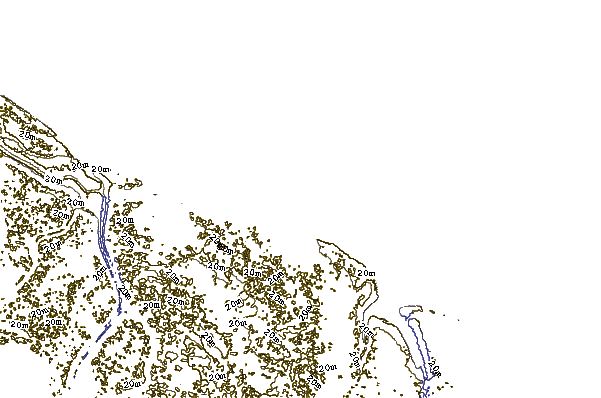 Costa alrededor de The Delta