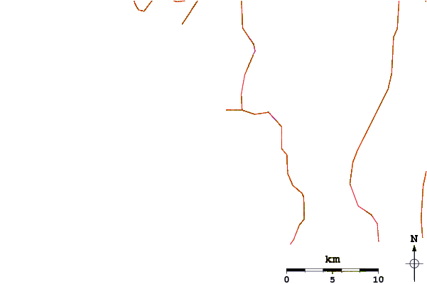 Carreteras y ríos cerca de The Island