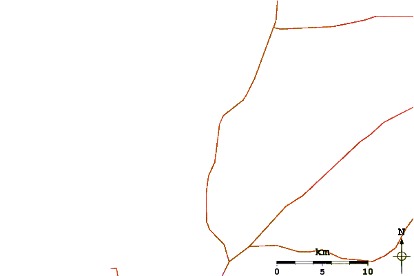 Carreteras y ríos cerca de The Spit