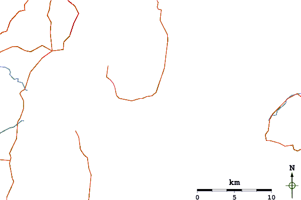 Carreteras y ríos cerca de The Wedge