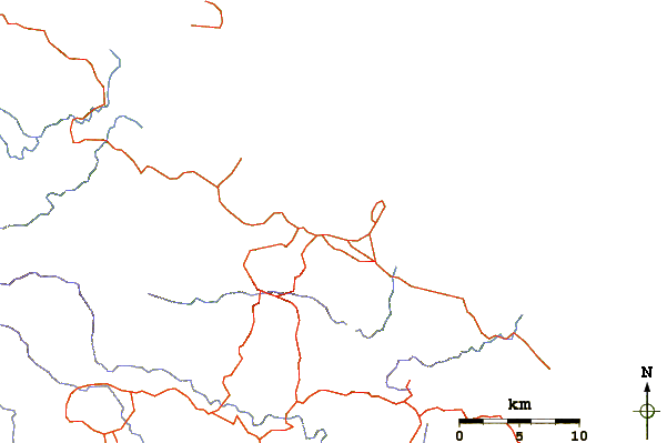 Carreteras y ríos cerca de The Wharf (Mission Point)