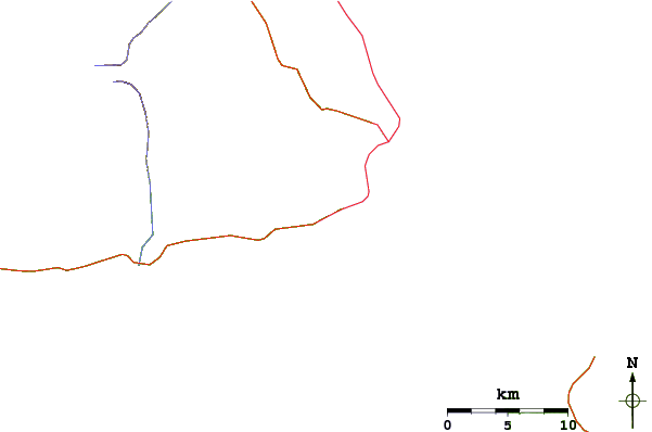 Carreteras y ríos cerca de The Wharf