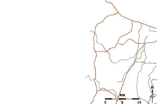 Carreteras y ríos cerca de The Window