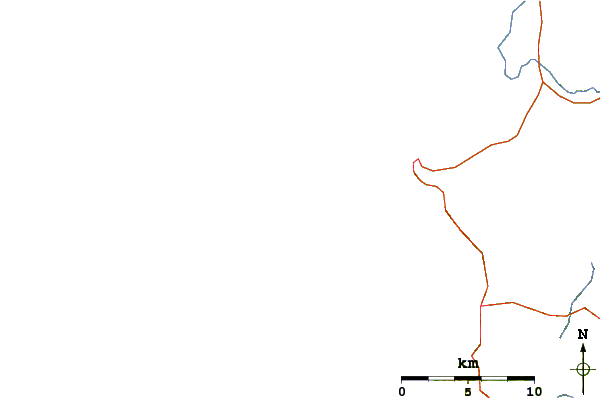 Carreteras y ríos cerca de The Box