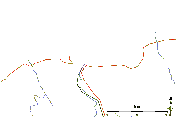 Carreteras y ríos cerca de Thurso East