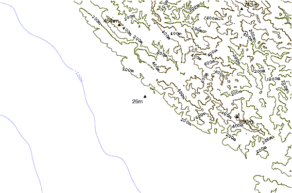 Costa alrededor de Timber Cove