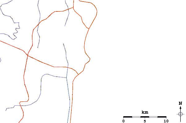 Carreteras y ríos cerca de Tokomaru Bay