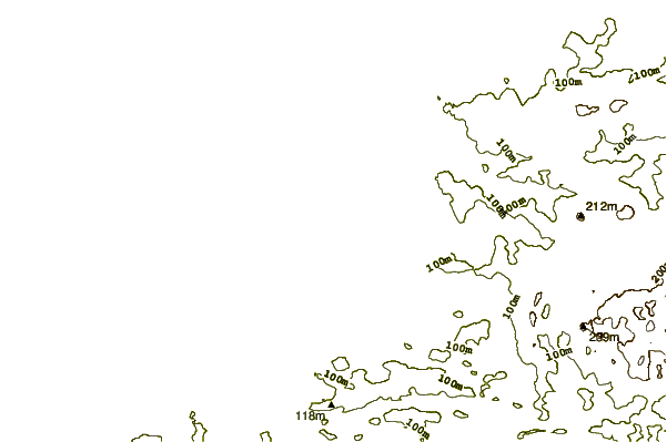 Costa alrededor de Tolcarne