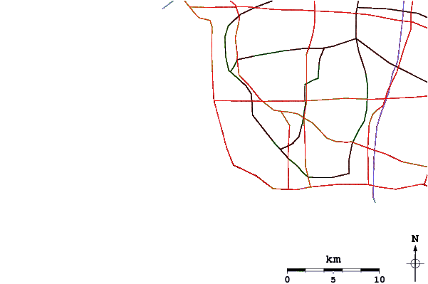 Carreteras y ríos cerca de Topaz Street