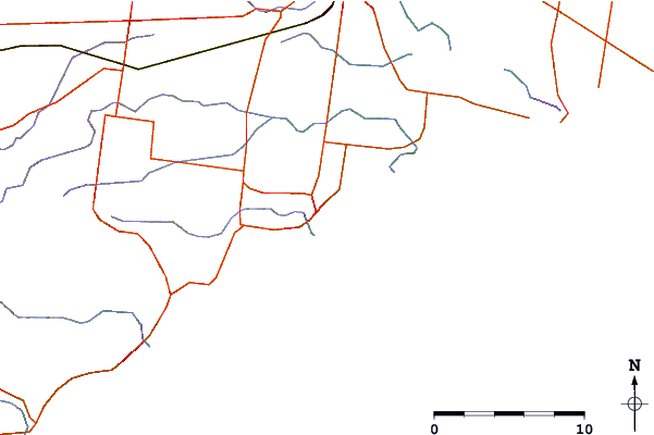 Carreteras y ríos cerca de Torquay Front Beach