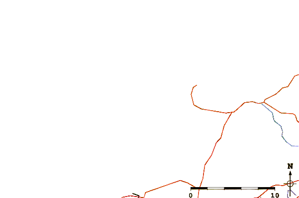 Carreteras y ríos cerca de Treyarnon