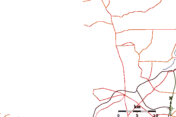 Carreteras y ríos cerca de Trigg Beach