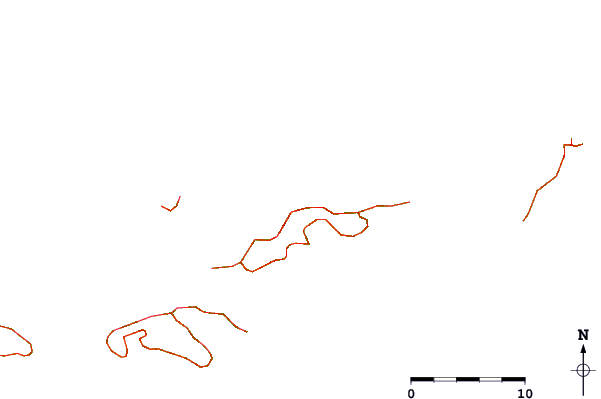 Carreteras y ríos cerca de Trunk Bay - Shark Bay