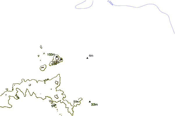 Costa alrededor de Tuapeka Point