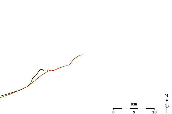 Carreteras y ríos cerca de Turtle Cove