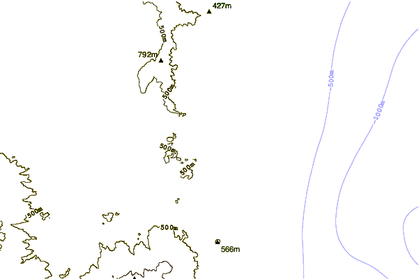 Costa alrededor de Usami