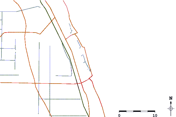 Carreteras y ríos cerca de Vero Beach Pier