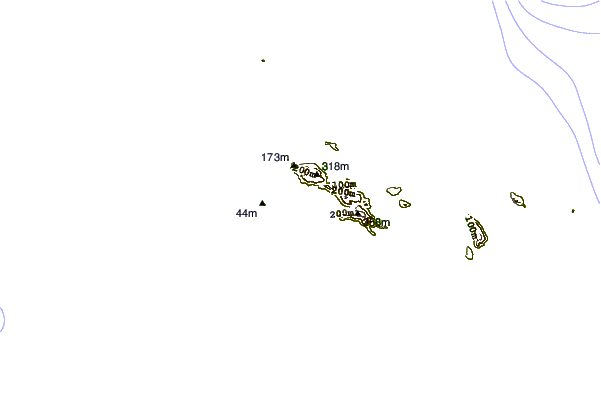 Costa alrededor de Villa Reef