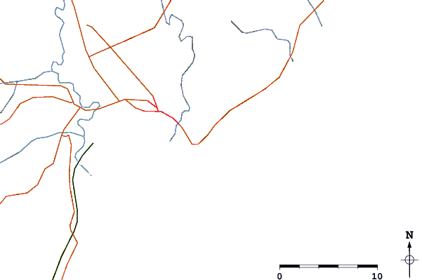 Carreteras y ríos cerca de Wainui Beach - Schools