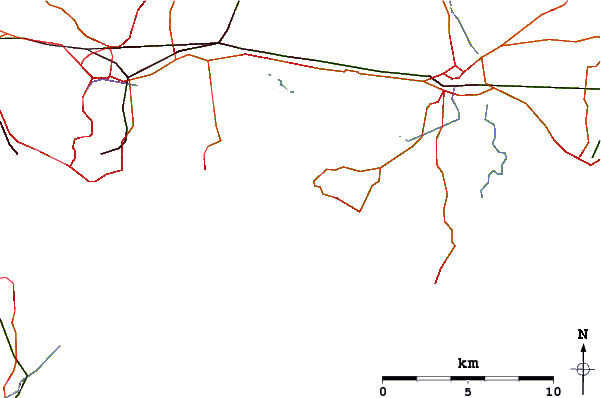 Carreteras y ríos cerca de West Wittering