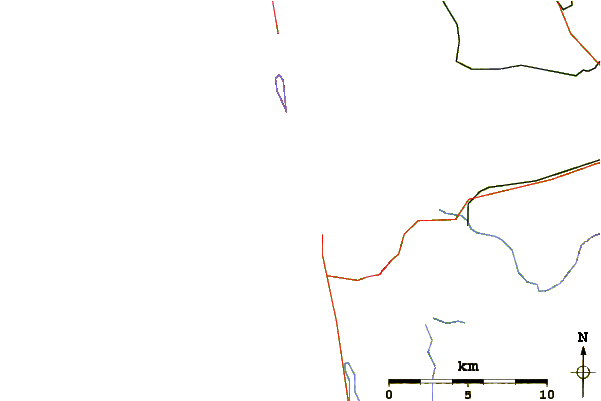 Carreteras y ríos cerca de Westport-The Cove