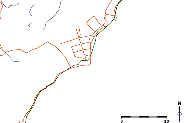 Carreteras y ríos cerca de Whale Watch Reef
