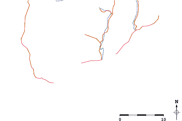 Carreteras y ríos cerca de White Rock