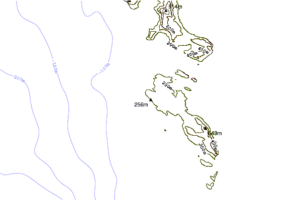 Costa alrededor de Witsands